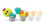 Babylegetøj - B-Kids Infantino Kålorm med friktion og lyde - IB004377
