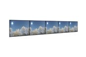 Vægbeslag, AV-Beslag & AV-Møbler - HI-ND Videorow - mounting kit - for 5x1 video wall (landscape) - Maks 60 kg - Maks størrelse 43" - VR4300-0501