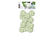 Boligindretning - HERMA decoration adhesive - mini soccer ball - 3 cm diameter - plastic (pack of 12) - 15025