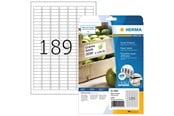 Papir, Fotopapir og Etiketter - HERMA labels - matte - 4725 label(s) - 25.4 x 10 mm - 10900