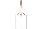 Papir, Fotopapir og Etiketter - HERMA Strung marking tags - name badge labels - 1000 label(s) - 15 x 24 mm - 6902