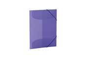 Mapper og Clipboards - HERMA Elasticated folder A4 PP translucent violet - 19581