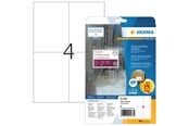 Papir, Fotopapir og Etiketter - HERMA Weatherproof film labels A4 105 x 148 mm white extremely strong adhesion - 4583