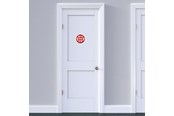 Papir, Fotopapir og Etiketter - HERMA Information label: Mandatory sign Please keep distance + text Ø 20 cm self-adhesive removable - 12921