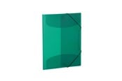 Mapper og Clipboards - HERMA Elasticated folder A4 PP translucent dark green - 19509