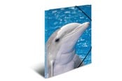 Mapper og Clipboards - HERMA Elasticated folder A3 PP Dolphin - 7146