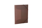 Arkivering & Opbevaring - HERMA Elasticated folder A3 PP translucent brown - 4008705195225
