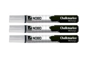 Skrive- og Tegneværktøjer - Nobo Chalkmaker - marker - white (pack of 3) - 34438398