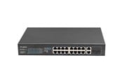 Switch - Lanberg RSFE-16P-2C-250 - switch - 16 ports - unmanaged - rack-mountable - RSFE-16P-2C-250