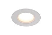 Lamper - Nordlux Dorado indbygningsspot 5,5W LED 2700K, dæmpbar, hvid - 49430101