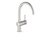 Blandingsbatterier og armaturer - Grohe Minta køkkenarmatur, C-tud, supersteel - 32917DC0
