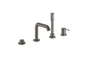 Blandingsbatterier og armaturer - Grohe Essence 4-huls kar- & brusekombination, børstet hard graphite - 19578AL1