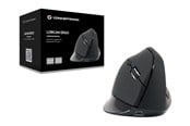 Mus - Conceptronic LORCAN03B ERGO - vertical mouse - Bluetooth 5.2 - black - Vertical mouse - Optisk - 6 knapper - Sort - LORCAN03B