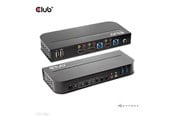KVM-switch - Club 3D CSV-1382 - KVM / audio switch - 2 ports - CSV-1382