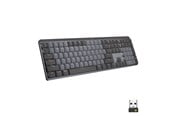 Tastatur - Logitech MX Mechanical Wireless Illuminated Performance Keyboard Graphite - Linear - ND - Tastatur - Nordisk - Sort - 920-010754