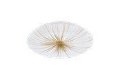 Lamper - EGLO NIEVES plafond Ø41 cm, 19,5W LED, 2300 lm, hvid/guld - 900499