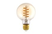 Lyskilder - EGLO LED pære G95 Globe 4W/820 245 lumen amber dæmpbar E27 - 110081