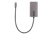 Dockingstation - StarTech.com USB C Video Adapter USB C to HDMI DVI VGA Adapter Up to 4K 60Hz Aluminum Multiport Video Display Adapter - 118-USBC-HDMI-VGADVI