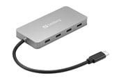 USB hub - Sandberg USB-C to 4 x USB-C Hub USB hub - USB 3.1 - 4 ports - Grå - 136-41