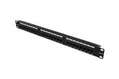 Netværkstilbehør - Deltaco PAN-108 UTP patchpanel 24xRJ45 Cat6 Krone-"connecter" 1U 19" metal - PAN-108