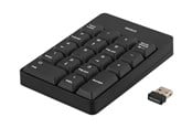 Tastatur - Deltaco Wireless Numpad Black - Numpad - Sort - TB-144