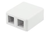 Netværkstilbehør - Deltaco Surface Mount Box For Keystone 2 Ports - VR-223
