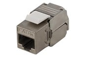 Netværkstilbehør - Deltaco MD-112 FTP Cat6a keystone connector shielded 22-26AWG "Tool-free" - MD-112