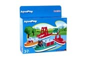 Vandleg - Aquaplay Bådsæt m/4 både, 1 amfibie køretøj, 2 figurer - 8700000272
