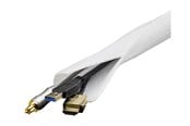 Kabel Organisering - Deltaco Cable Sorting Stocking 3 m White - LDR17