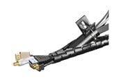 Kabel Organisering - Deltaco Nylon Cable Shields 10m Black - LDR12