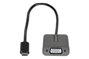 Skærmkabel - StarTech.com USB C to VGA Adapter 1080p USB Type-C to VGA Adapter Dongle USB-C (DP Alt Mode) to VGA Monitor/Display Video Converter Thunderbolt 3 Compatible - 30 cm - CDP2VGAEC