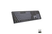 Tastatur - Logitech MX Mechanical Wireless Illuminated Performance Keyboard Graphite - Linear - US - Tastatur - Amerikansk engelsk - Sort - 920-010758
