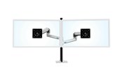 Skærmholder - Ergotron LX Dual Stacking Arm Tall Pole (polished aluminum) - 45-549-026