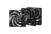 Kabinet Køler - Arctic P12 Slim PWM PST - 3-pack value pack - Kabinet køler - 120mm - Sort - 23 dBA - ACFAN00275A