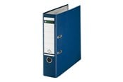 Brevordnere og Ringbind - Leitz Brevordner  180° PP A4/80mm, 90% recirkuleret karton, 30% før-forbruger recirkuleret plastik Blå - 10101035