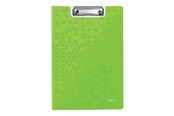 Mapper og Clipboards - Leitz Clipboard med forside  WOW A4 Grøn - 4199-00-54