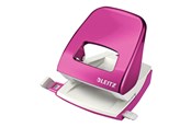 Hulapparater & Hæftemaskiner - Leitz Hulapparat  5008 NeXXt WOW, 2-huls 30 ark Pink - 50081023