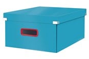 Arkivering & Opbevaring - Leitz Click & Store Cosy stor opbevaringsboks Rolig blå - 53490061