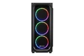 Kabinet - Sharkoon TK5M RGB - ATX case - Kabinet - Tower - Sort - 4044951036479