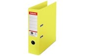 Brevordnere og Ringbind - Esselte brevordner No. 1, 100% recirkuleret karton, FSC A4/75 mm, Gul - 627566