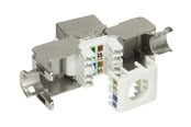 Netværkstilbehør - LogiLink Cat.6A Keystone Jack STP AWG 22-24 toolless 17.2 mm width - NK4001