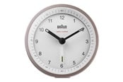 Boligindretning - Braun BC07 - alarm clock - round - quartz - desktop - white/pink - 67099
