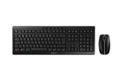 Tastatur - Cherry STREAM DESKTOP RECHARGE - Tastatur & Mus sæt - Belgisk - Sort - JD-8560BE-2