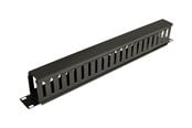 Rack skabe - Tripp Lite Rack Enclosure Horizontal Cable Manager (finger duct) 1URM - rack cable management duct with cover - 1U - SRCABLEDUCT1U
