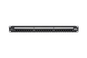 Netværkstilbehør - Tripp Lite Cat6 24-Port Patch Panel - PoE+ Compliant 110/Krone 568A/B RJ45 Ethernet 1U Rack-Mount TAA - patch panel - 1U - 19" - TAA Compliant - N252-P24