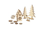 Kreativitet & Hobbyartikler - Creativ Company Create and Decorate your Christmas Decoration House - 57888
