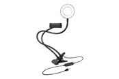 Streamingudstyr - LogiLink Smartphone Ring Light Clamp Mount Ø 8.5 cm - AA0150