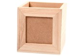 Arkivering & Opbevaring - Creativ Company Wooden pencil box with photo frame - 57455