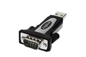 Netværksadapter (netkort, printserver mv.) - LogiLink USB 2.0 adapter USB-A/M to DB9 (RS232)/M black/grey - AU0034