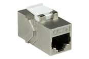 Netværkstilbehør - LogiLink Cat.6A Keystone Inline Coupler STP only 14.6 mm width slim type - NK4017